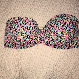 Strappy back push-up bandeau